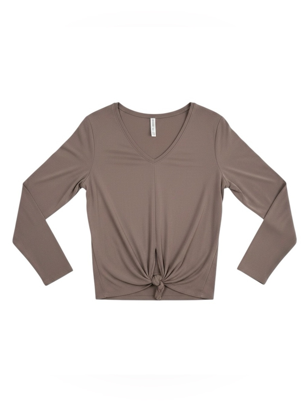 Spanx Better Base Long Sleeve Convertible Tie Top in Smoke Size XL